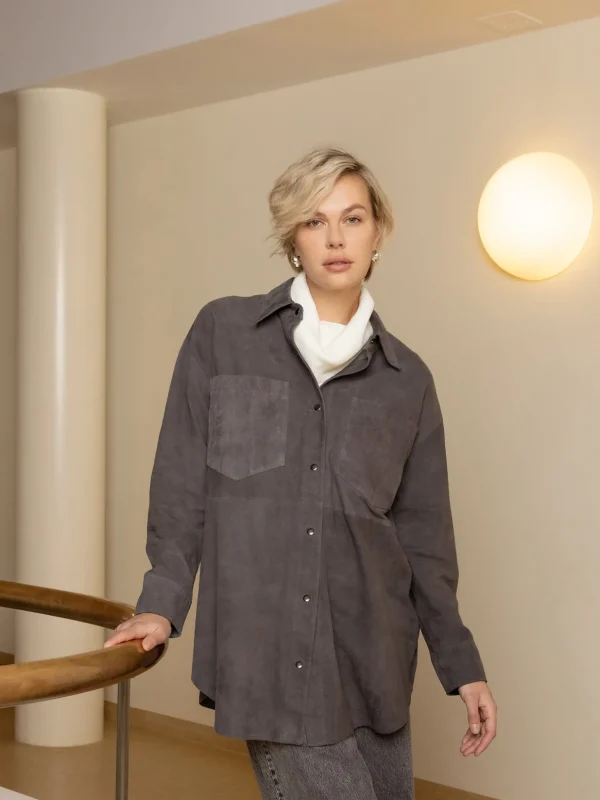 Harlow Suede - Grey