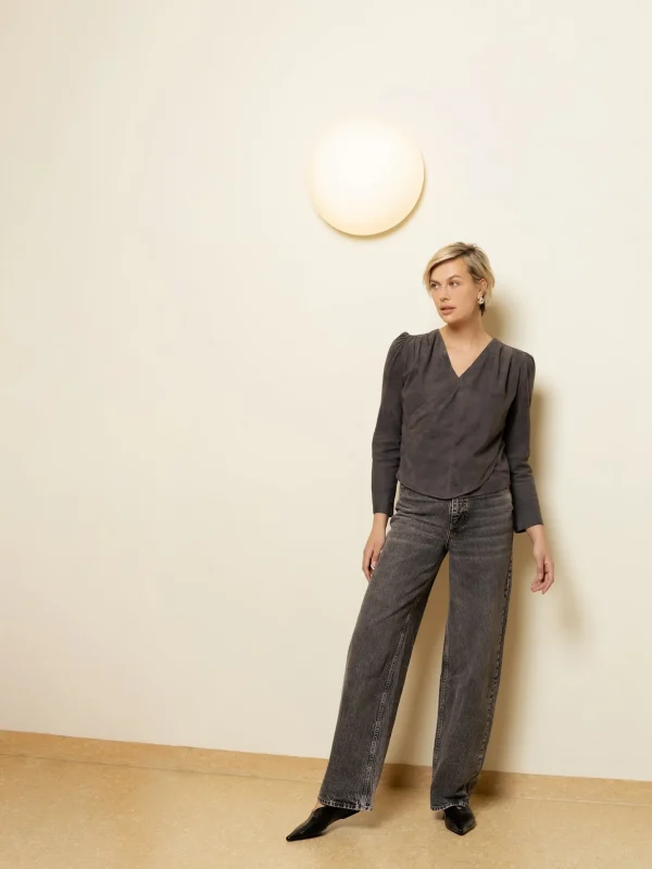 Heather Suede - Grey