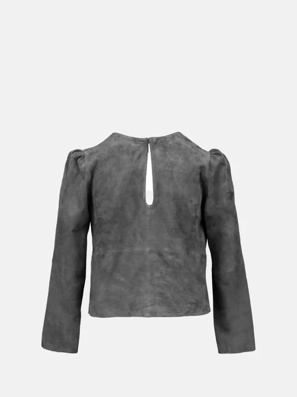 Heather Suede - Grey