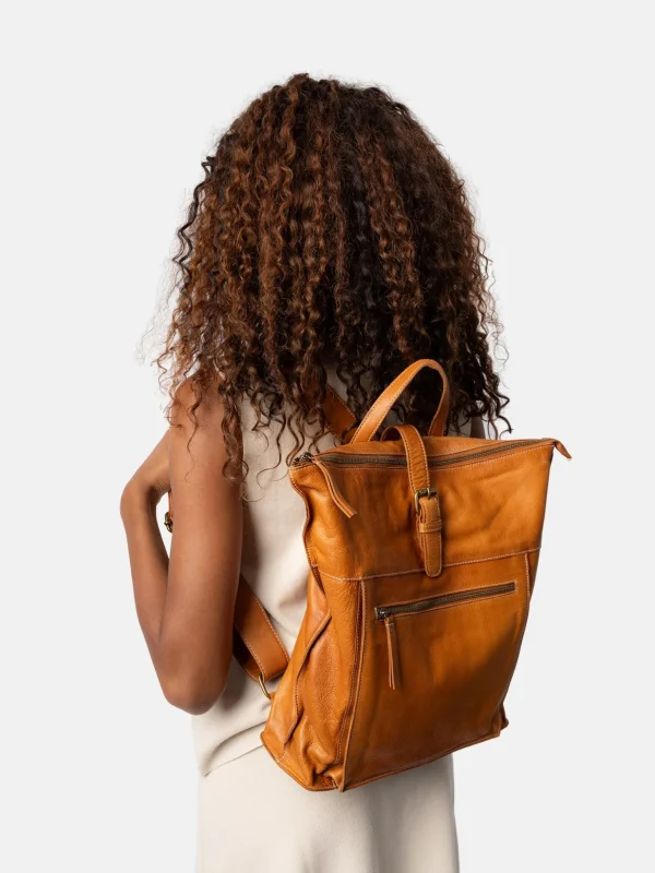June Backpack - Burned Tan