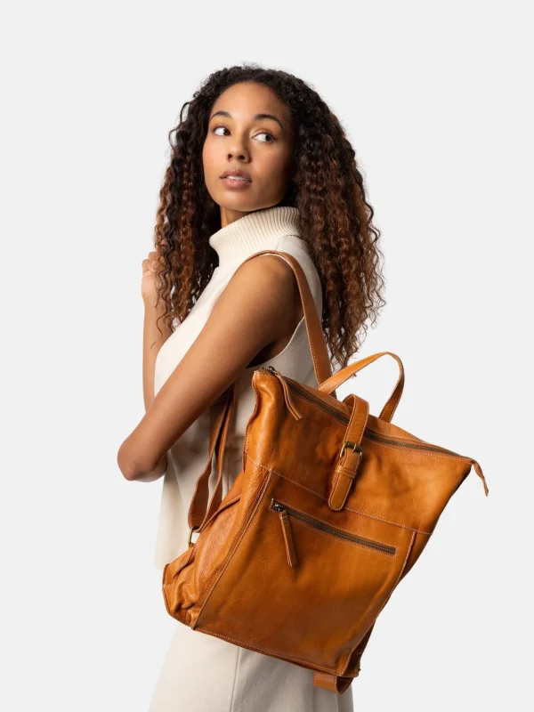 June Backpack - Burned Tan