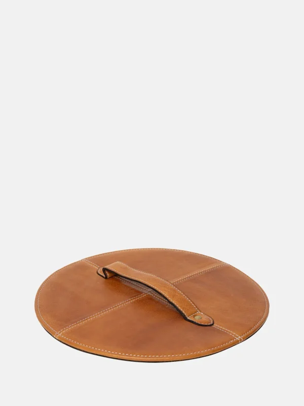 Lid for P026 - Burned Tan